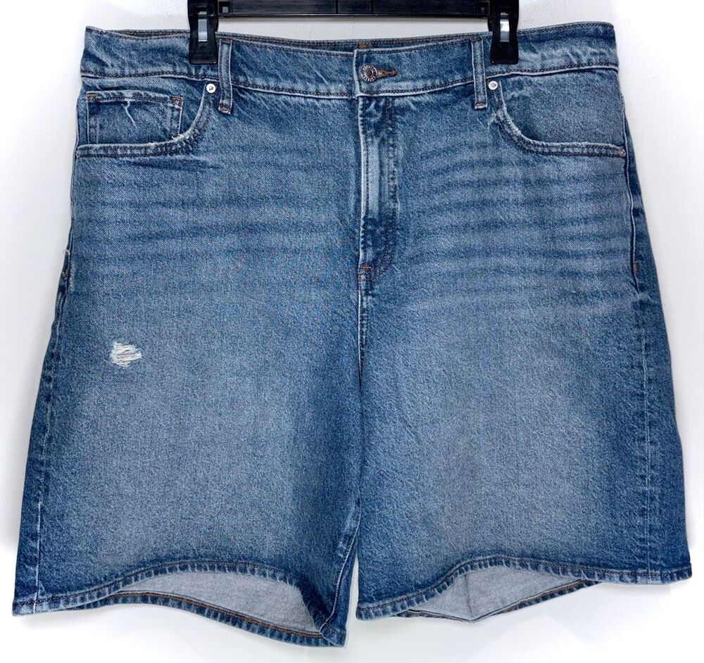 Express loose denim shorts size 16